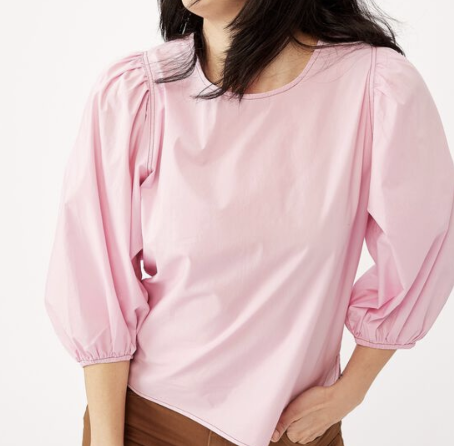 pink cotton top
