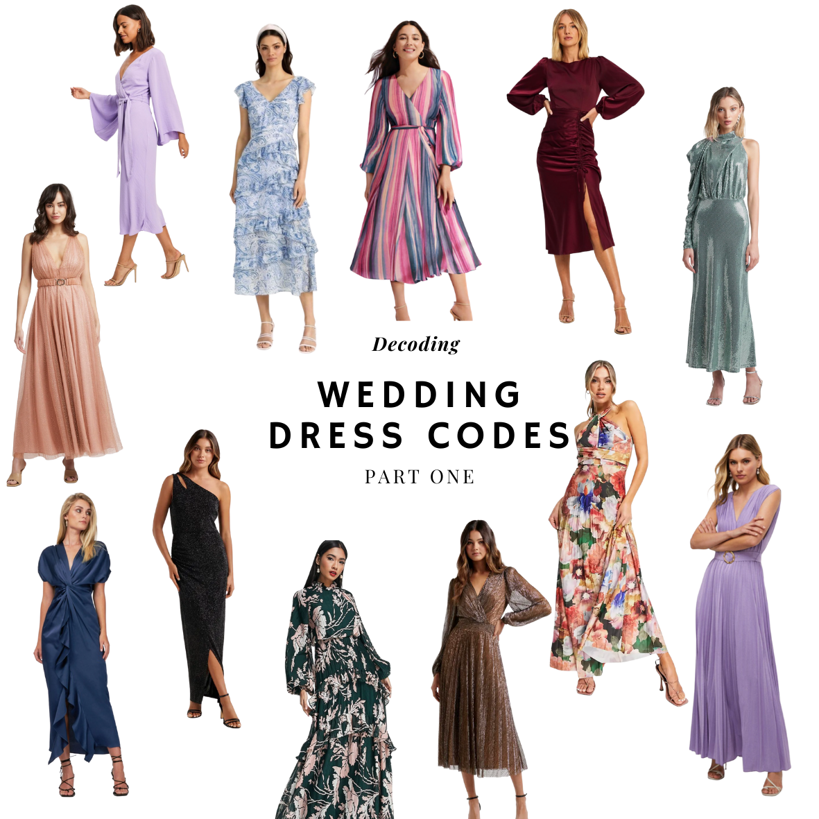 Read more about the article Decoding Wedding Dress Codes: Part One