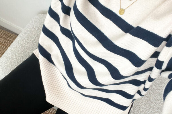zara striped knit